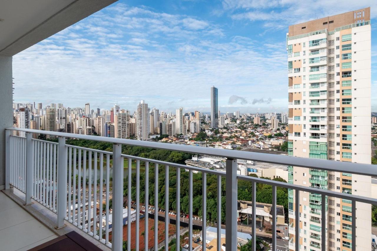 Flat No Ed Walk Bueno - Setor Bueno - Ao Lado Do Goiania Shopping - Wb2405- Andar Alto Apartment Bagian luar foto